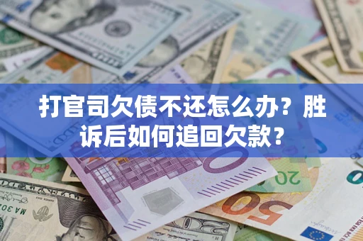 北京打官司欠债不还怎么办？胜诉后如何追回欠款？