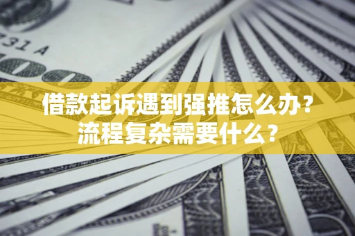 北京借款起诉遇到强推怎么办？流程复杂需要什么？