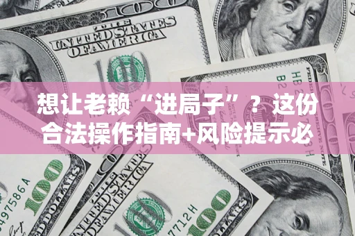 北京想让老赖“进局子”？这份合法操作指南+风险提示必须看！