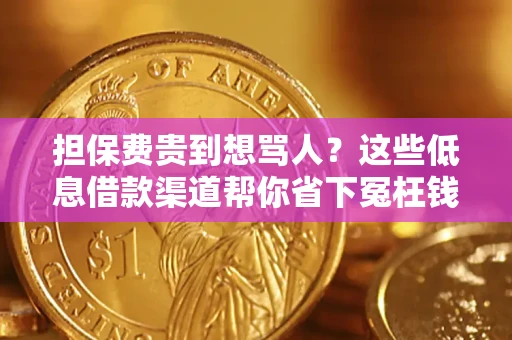 北京担保费贵到想骂人？这些低息借款渠道帮你省下冤枉钱