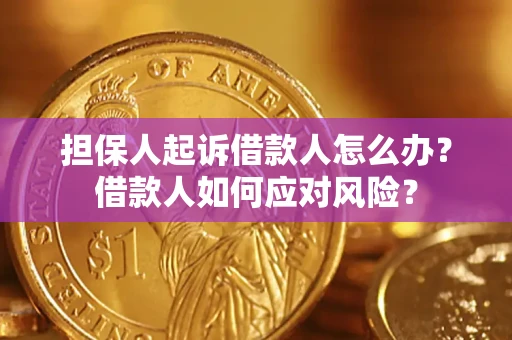 北京担保人起诉借款人怎么办？借款人如何应对风险？