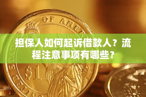 北京担保人如何起诉借款人？流程注意事项有哪些？